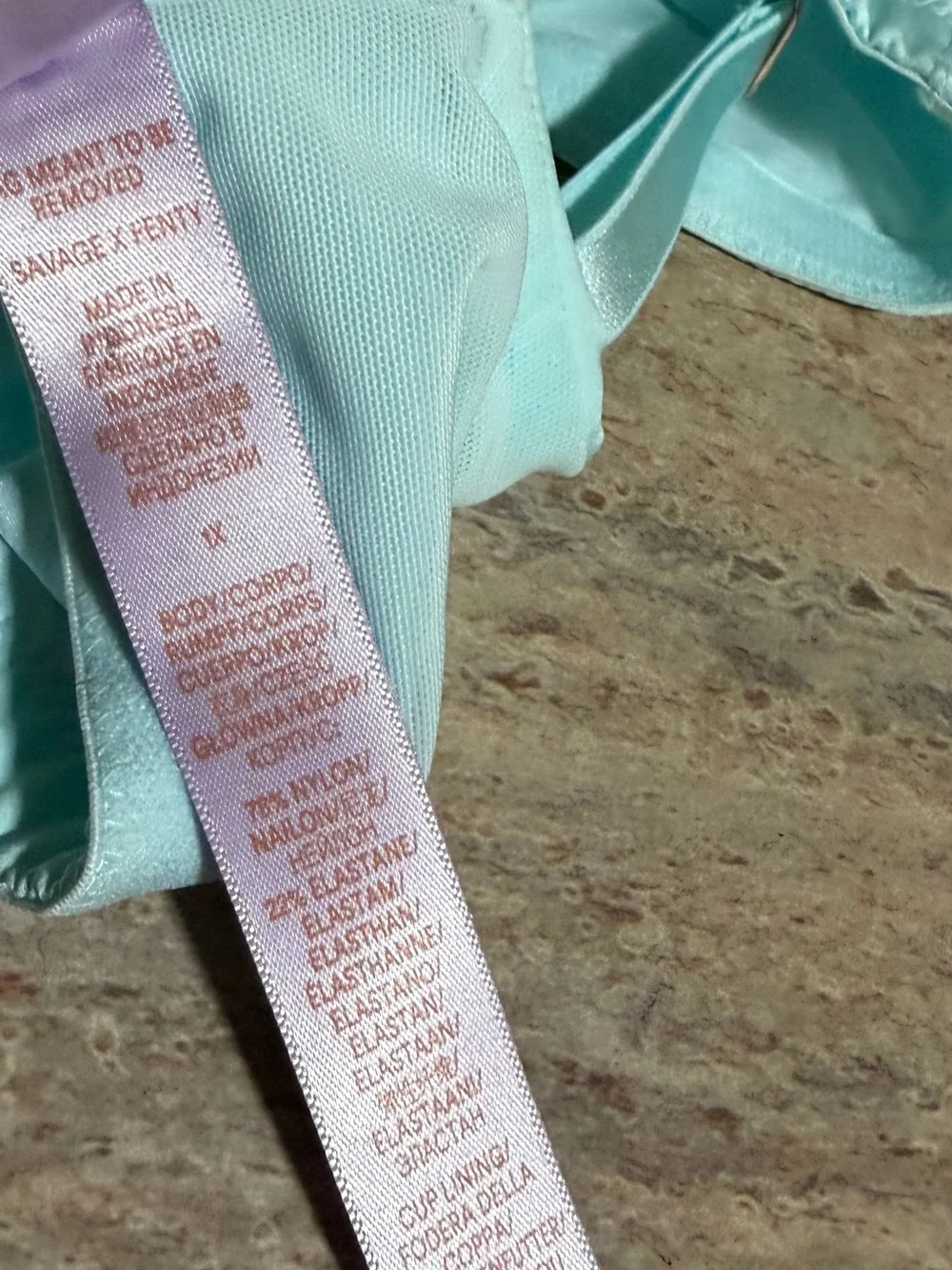 NWOT Savage X Fenty by Rihanna Light Aqua Wireless Bralette - Size 1X (16-18)